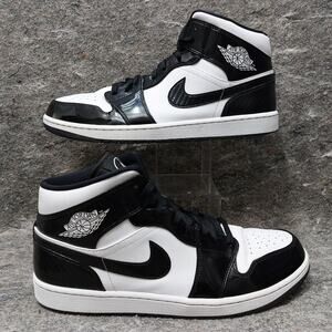 Air Jordan 1 Mid SE Sneakers Men's Size 15 All Star 2021 Black White DD1649-001